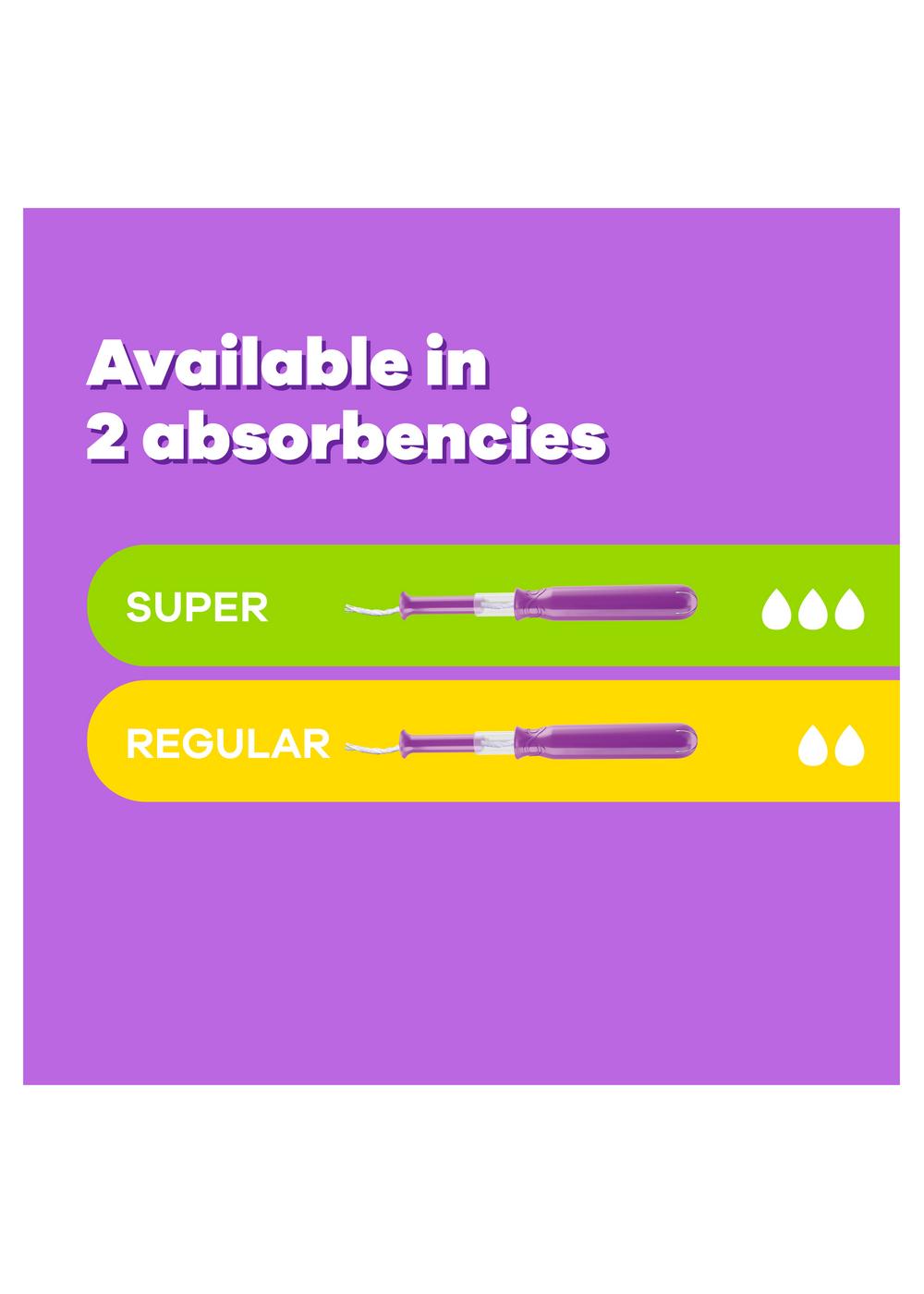 Tampax Radiant Pocket Tampons - Regular/Super; image 5 of 9