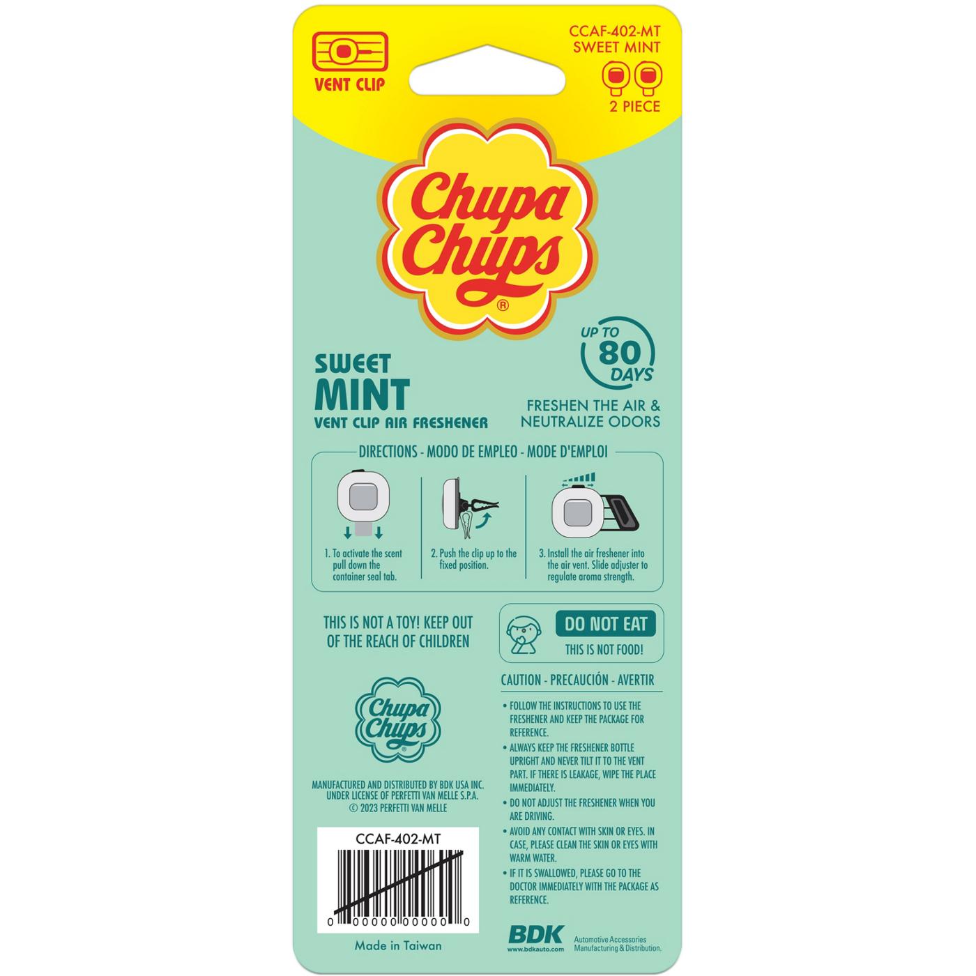 Chupa Chups Vent Clip Air Fresheners - Sweet Mint; image 4 of 4