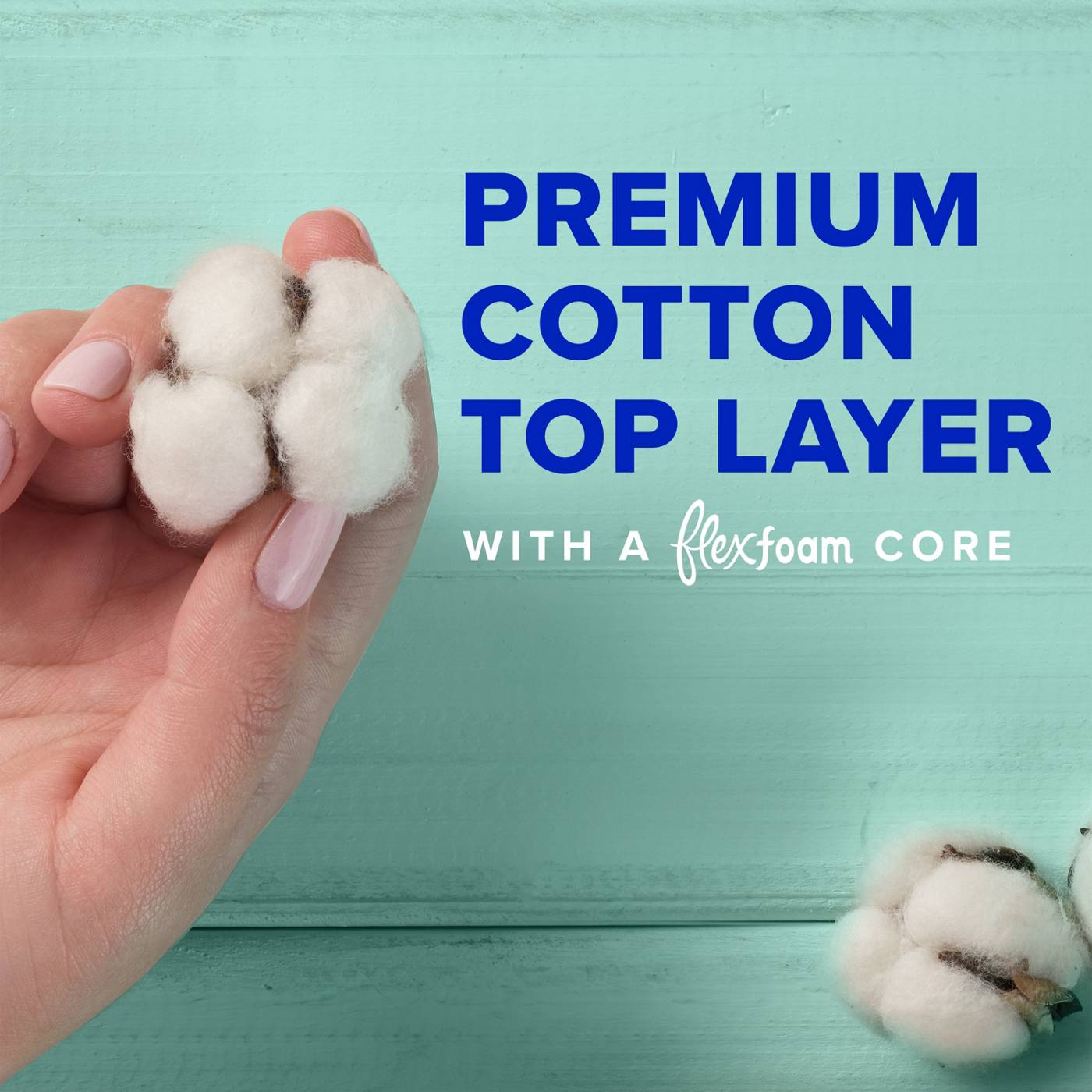 Always Pure Cotton FlexFoam Pads Size 5 Extra Heavy Overnight Shop
