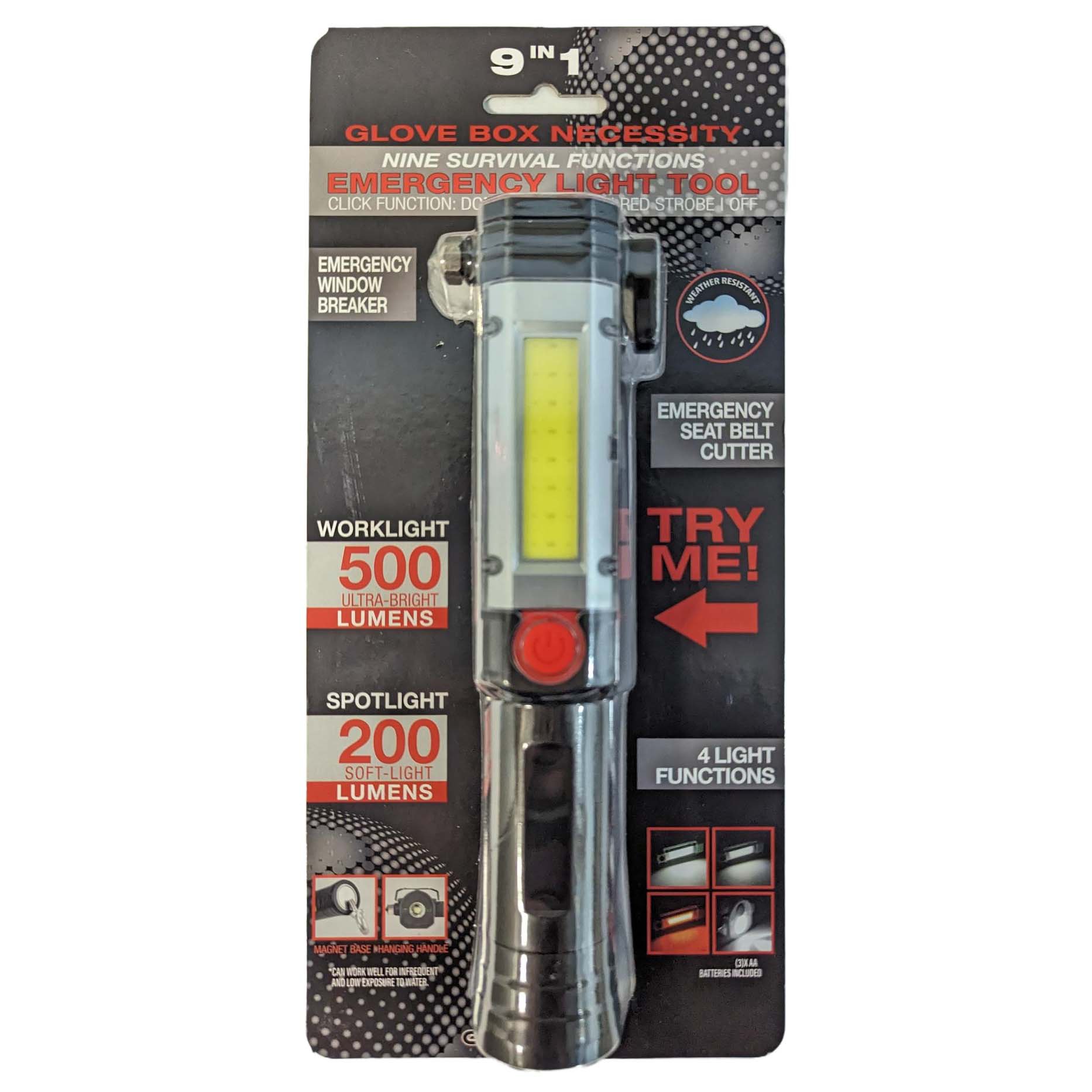 Glow Max 9-in-1 Emergency Light Tool - Shop Flashlights at H-E-B