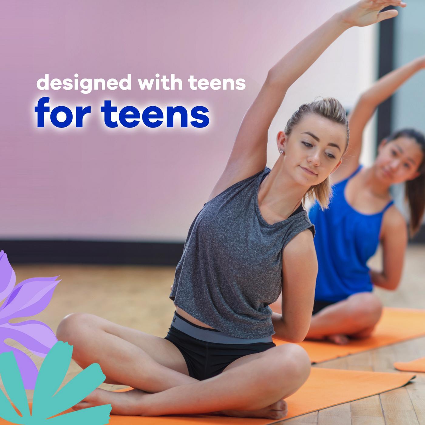 Always Radiant Teen Pads, Size 3, Extra Heavy, with Wings, Unscented, 20 CT; image 5 of 6