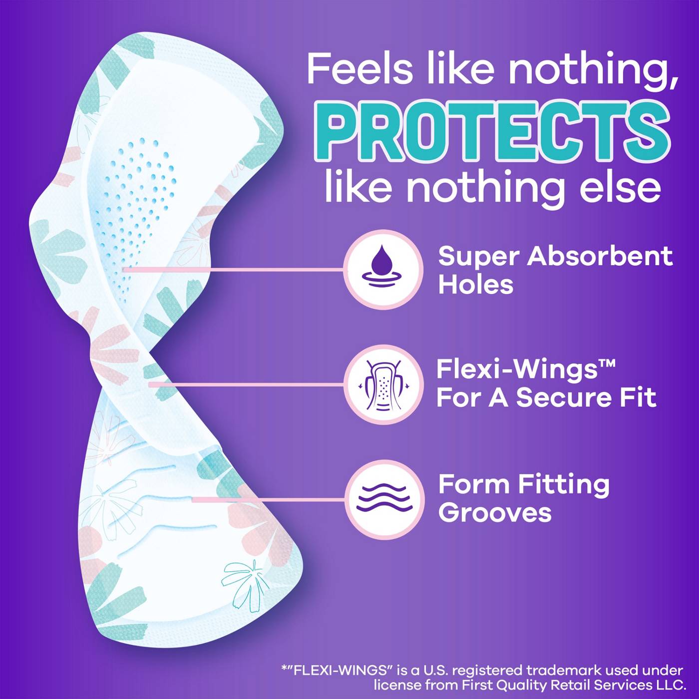 Always Radiant Teen Pads, Size 3, Extra Heavy, with Wings, Unscented, 20 CT; image 6 of 6