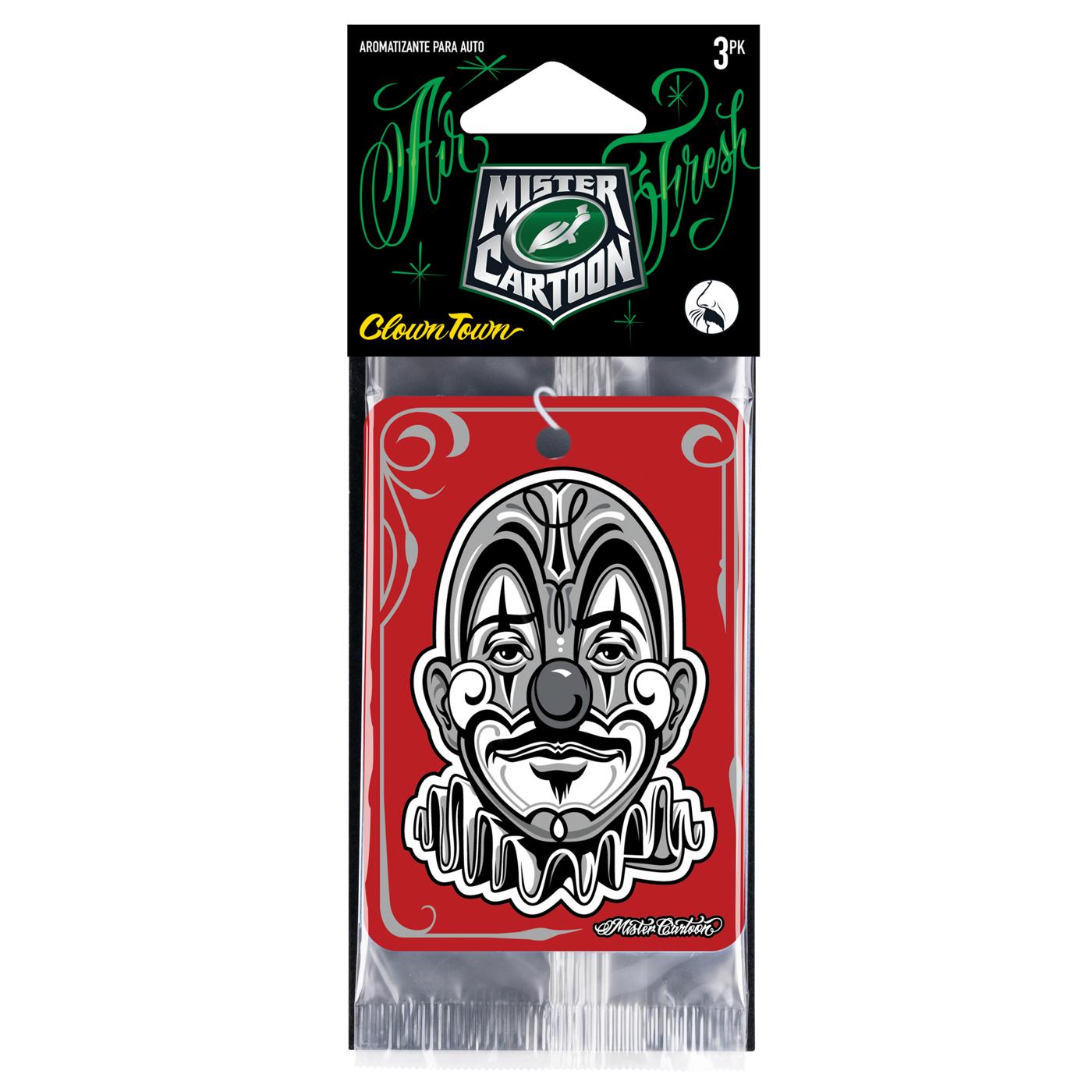 Turtle Wax Mister Cartoon Paper Air Fresheners - Clown Town; image 1 of 2