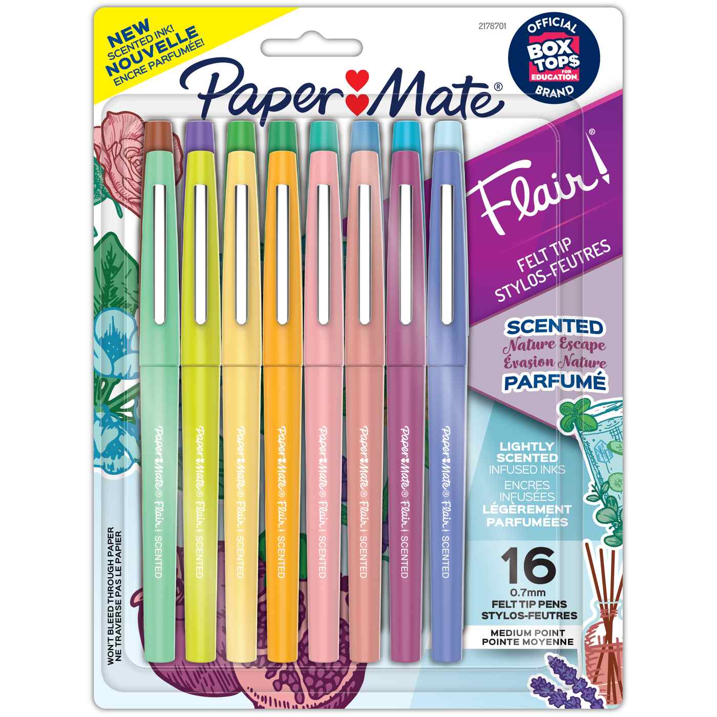 Paper Mate Flair Nature Escape Scented 0.7mm Felt Tip Pens - Assorted Ink; image 1 of 2