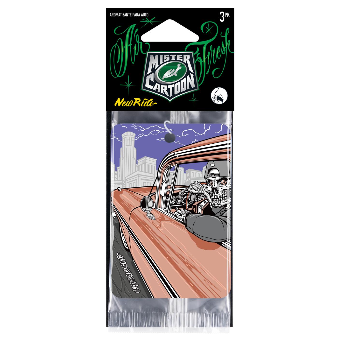 Turtle Wax Mister Cartoon Paper Air Fresheners - New Ride; image 1 of 2