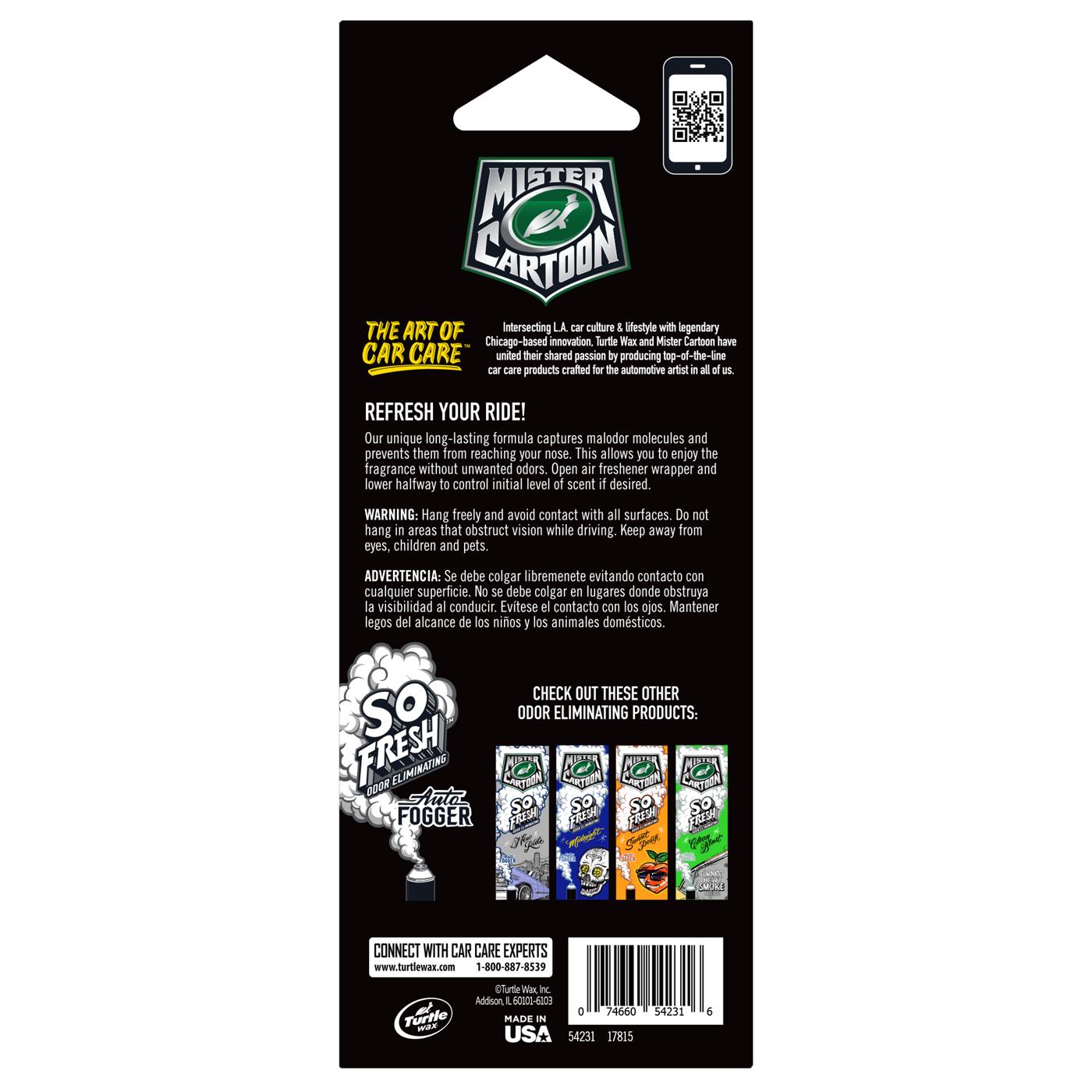 Turtle Wax Mister Cartoon Paper Air Fresheners - New Ride; image 2 of 2