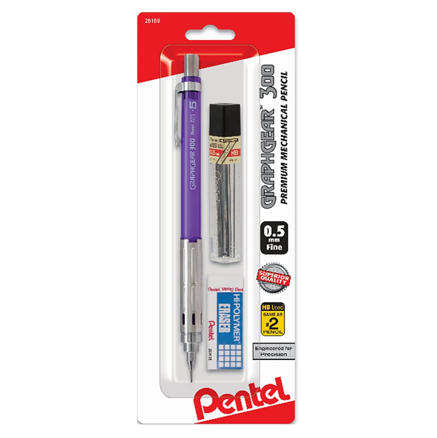 Pentel GraphGear 300 0.5mm Premium Mechanical Pencil - Shop Pencils at ...