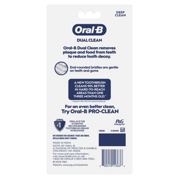 Oral-B Fresh & Clean Toothbrushes - Soft