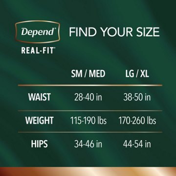 Depend Real Fit Men Underwear - L/XL