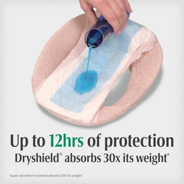 Depend Night Defense Women's Adult Postpartum Incontinence Underwear, L
