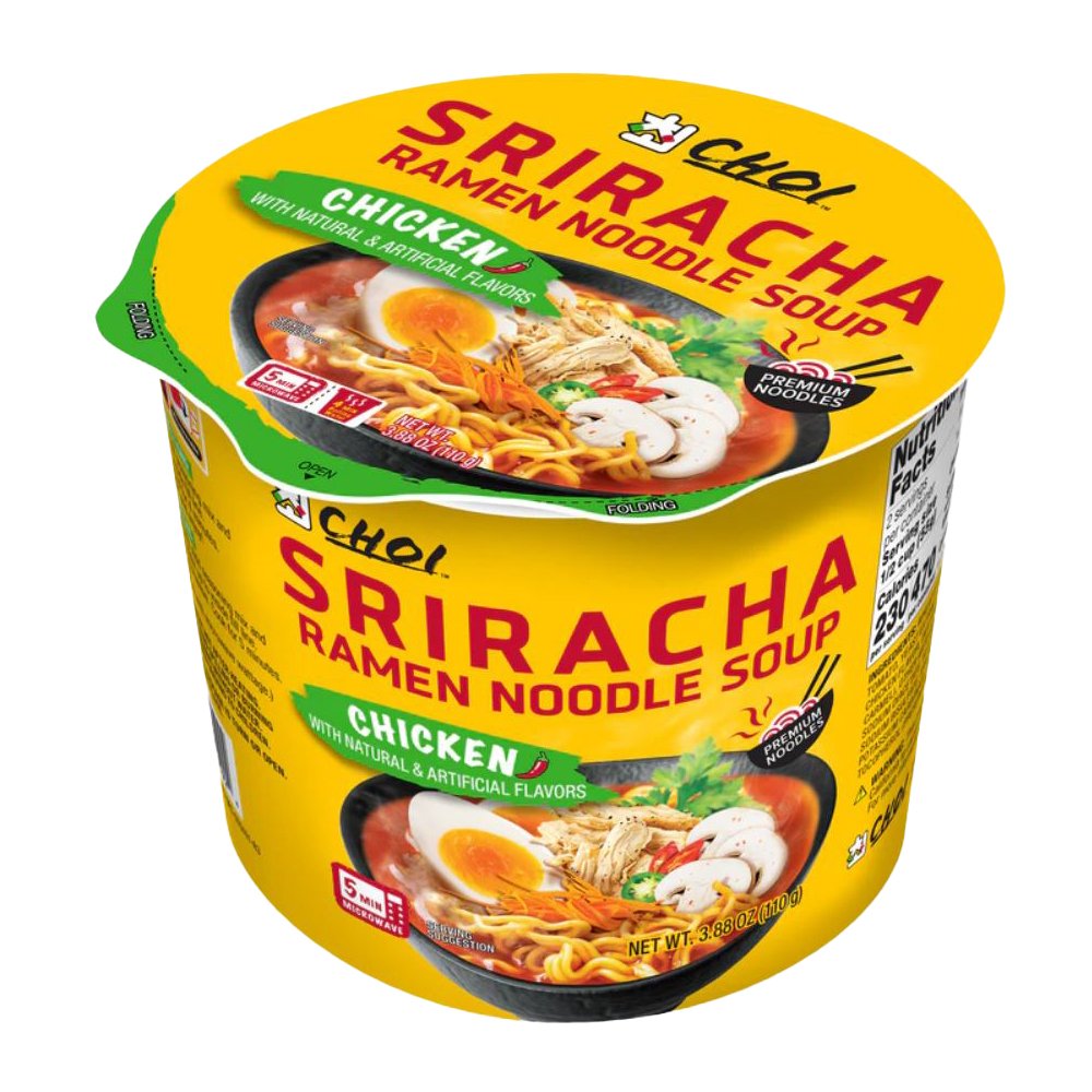 Choi Sriracha Ramen Noodle Soup Chicken Bowl - Shop Soups & chili at H-E-B