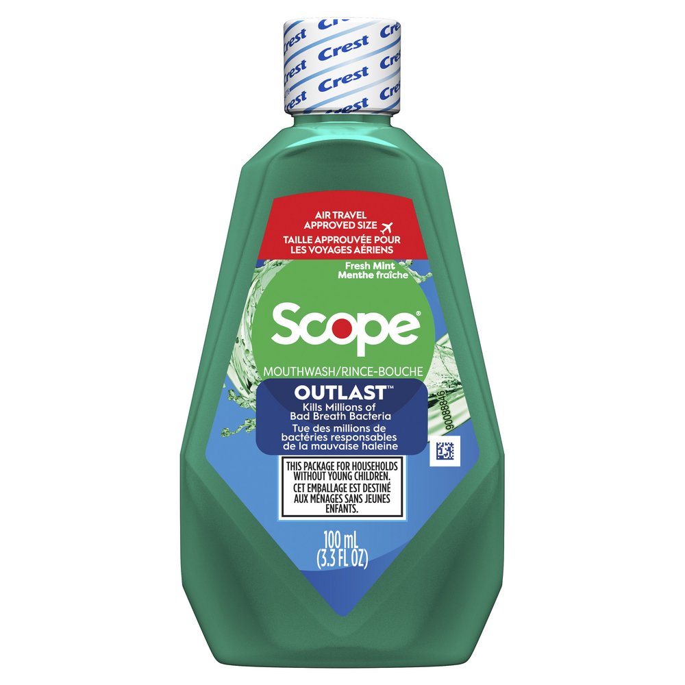 Crest Scope Outlast Mouthwash Fresh Mint Shop Mouthwash at HEB