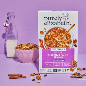 Purely Elizabeth Cinnamon Raisin Almond Superfood Cereal