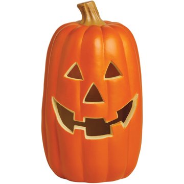 Destination Holiday Halloween Light Up Jack-O-Lantern, 16"