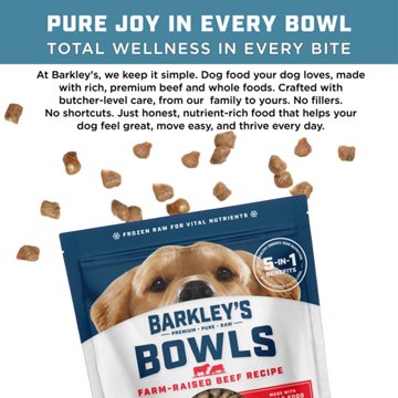 Barkley's Bag Raw Frozen Beef Bowl - Raw Frozen Dog Food