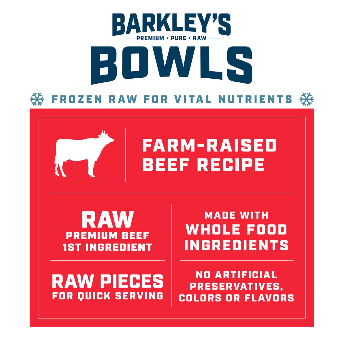 Barkley's Bag Raw Frozen Beef Bowl - Raw Frozen Dog Food; image 5 of 5