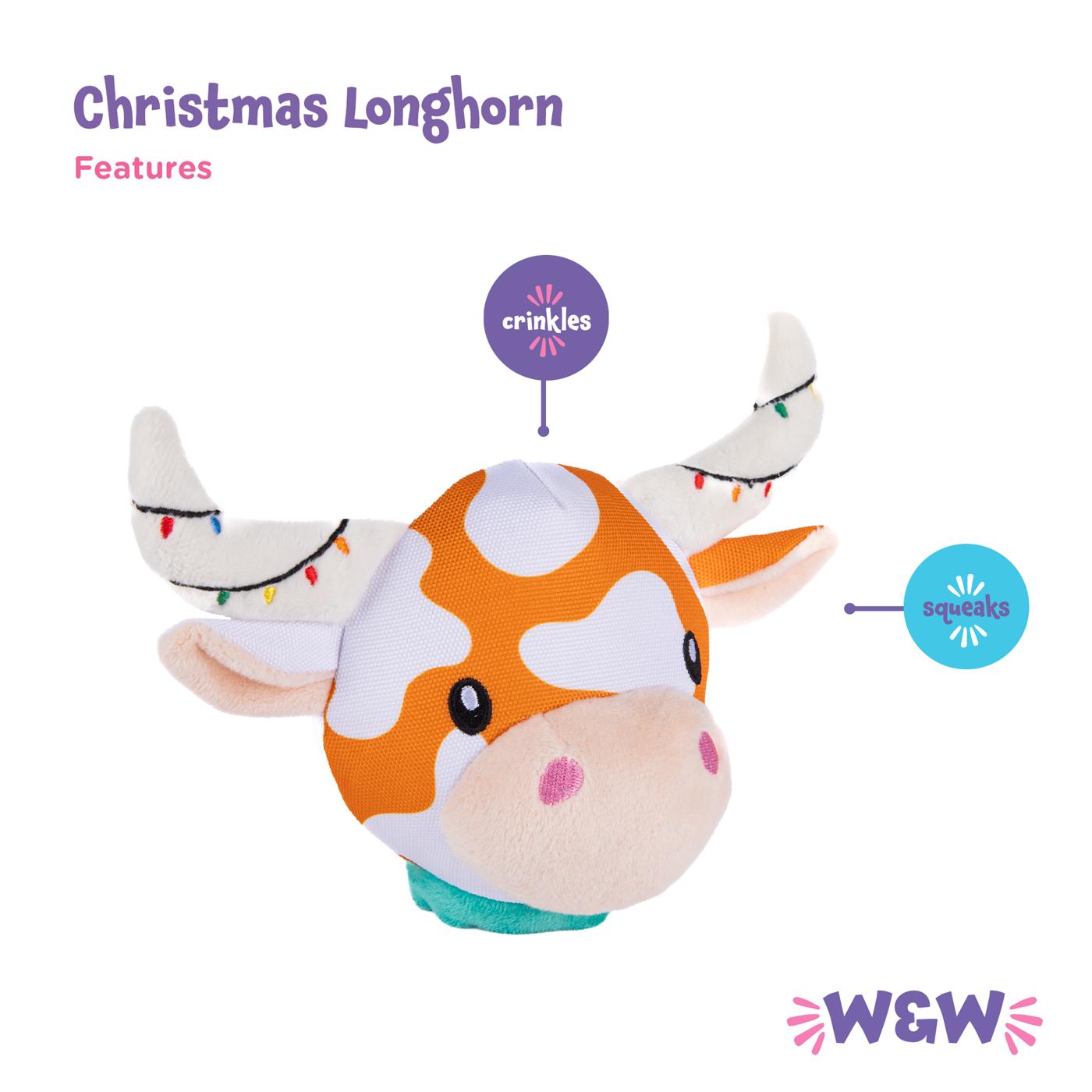 Woof & Whiskers Christmas Longhorn; image 3 of 5