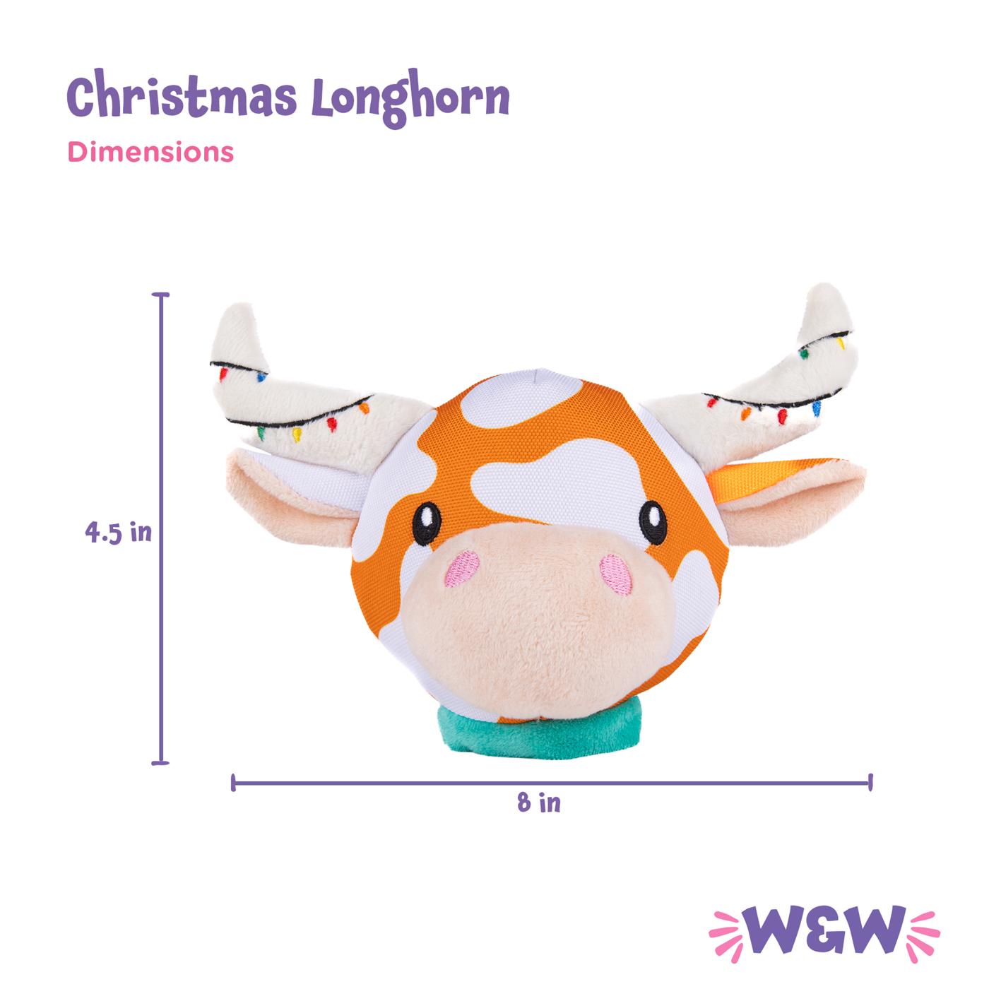 Woof & Whiskers Christmas Longhorn; image 3 of 4