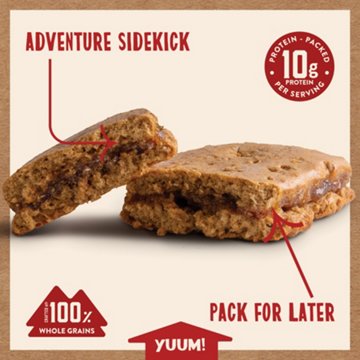 Kodiak 10g Protein Soft-Baked Sandwich Breakfast Bars - Cinnamon Oat & Apple
