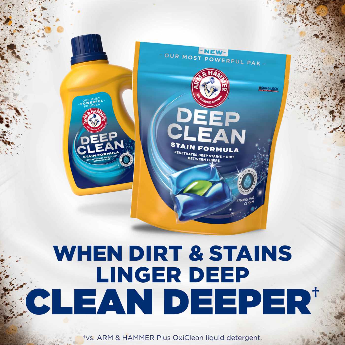 Arm & Hammer Deep Clean Stain Formula Sparkling Burst Laundry Detergent Pacs; image 5 of 13