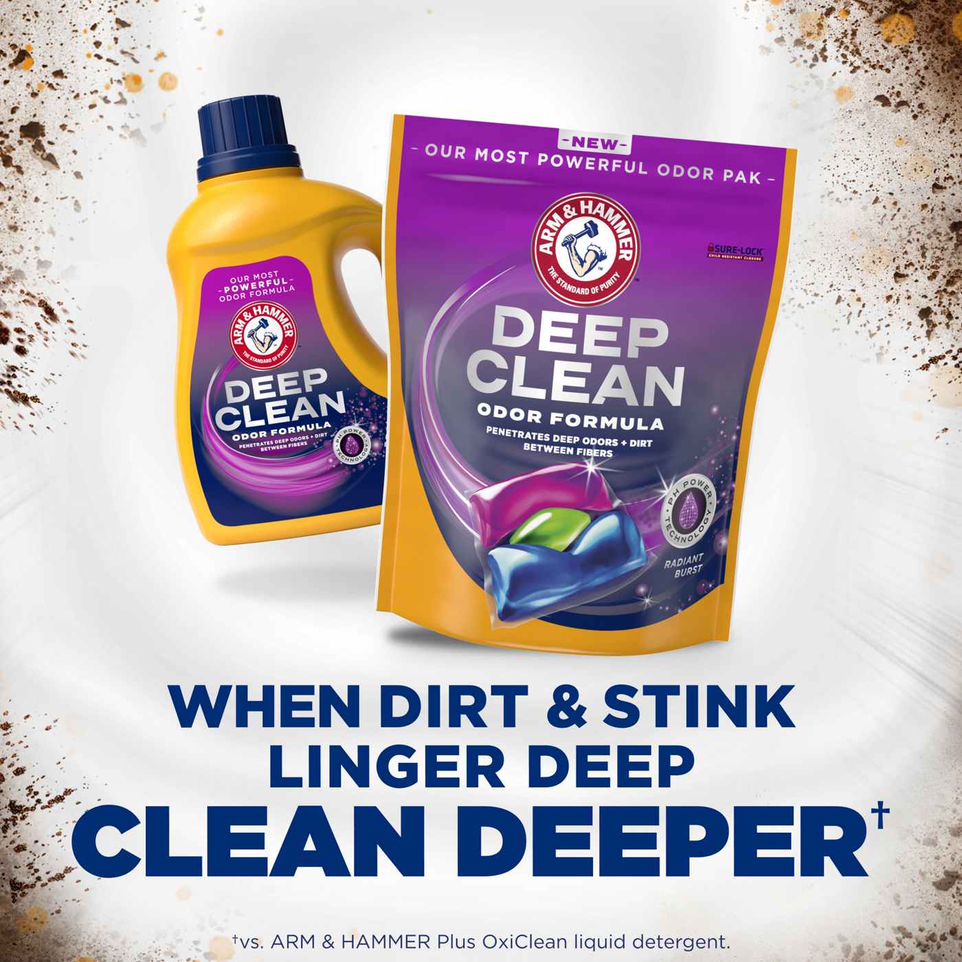 Arm & Hammer Deep Clean Odor Formula Radiant Burst Laundry Detergent Pacs; image 9 of 13