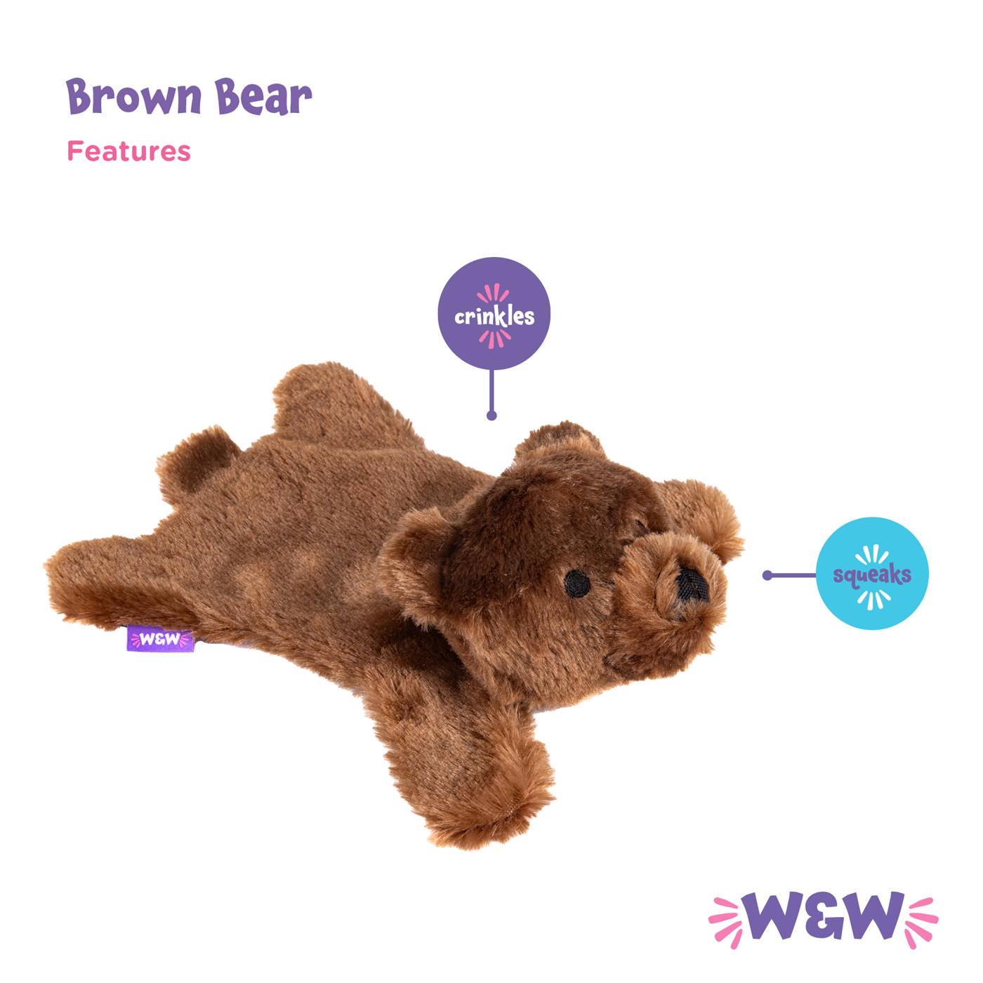 Woof & Whiskers Brown Bear; image 4 of 5