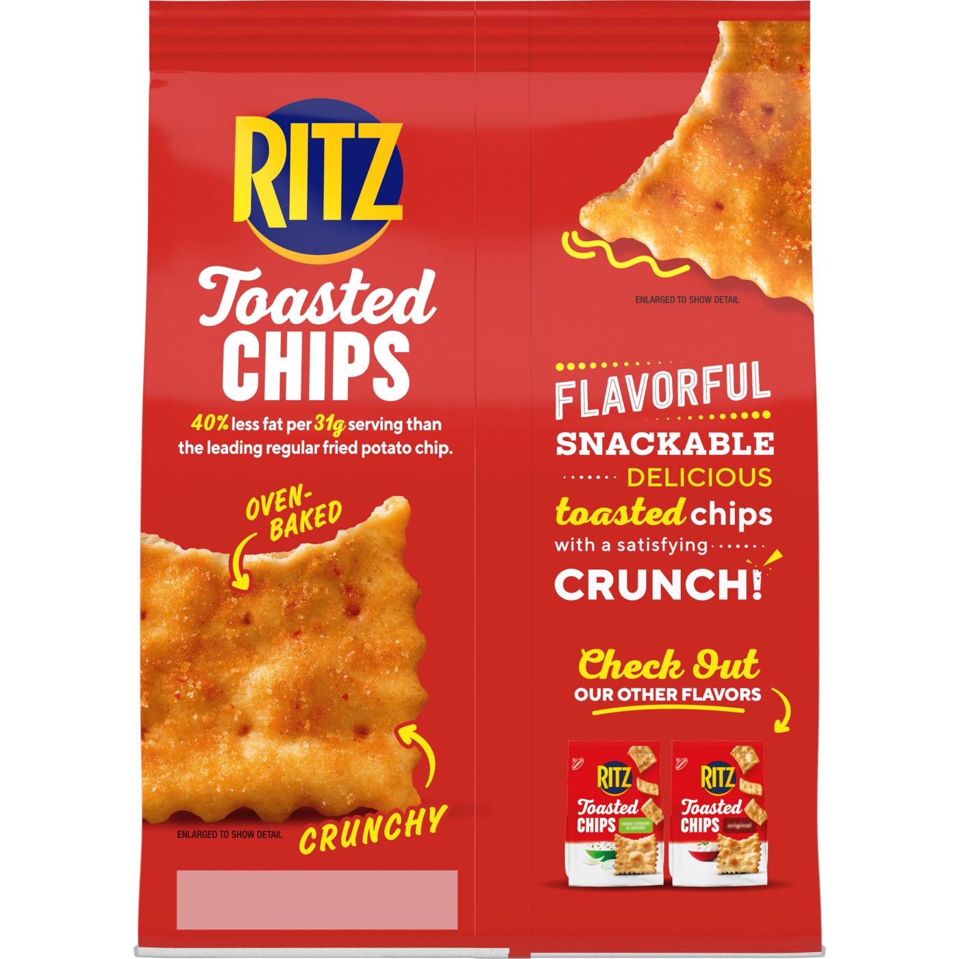 Ritz Toasted Chips Sweet Habanero Crackers; image 2 of 7