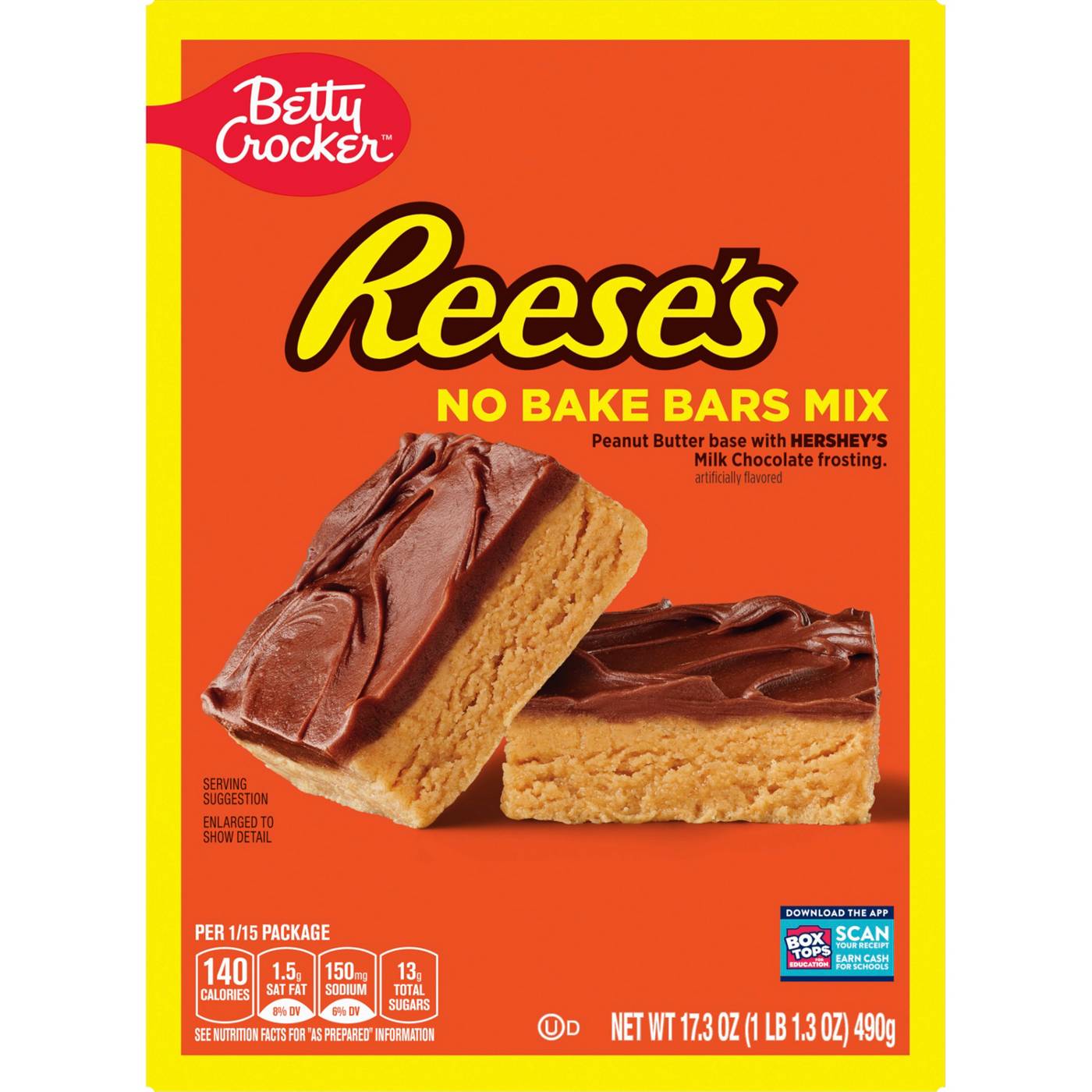 Betty Crocker Reese's No Bake Bars Mix; image 1 of 4