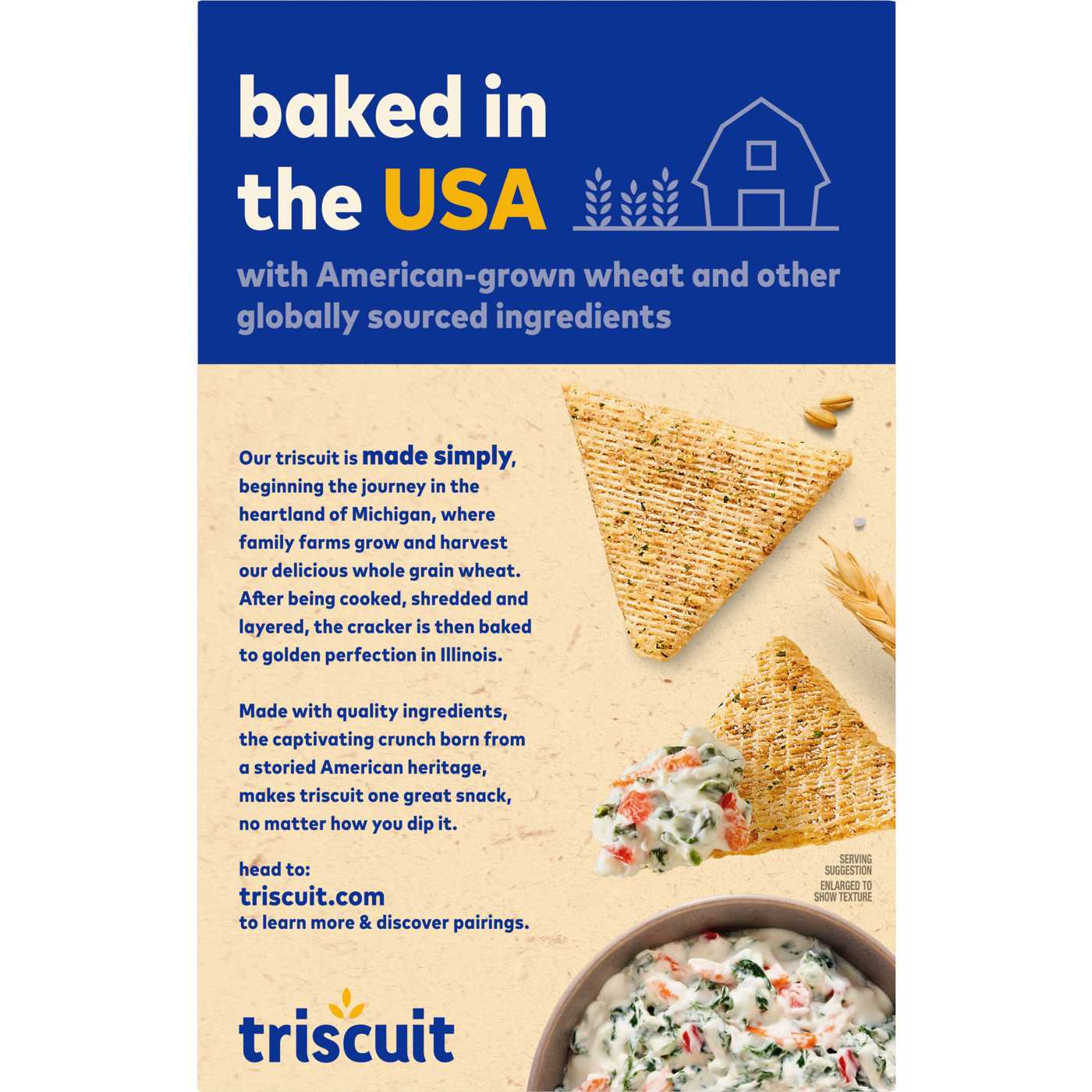 Triscuit Sour Cream & Onion Whole Grain Wheat Crackers; image 2 of 9