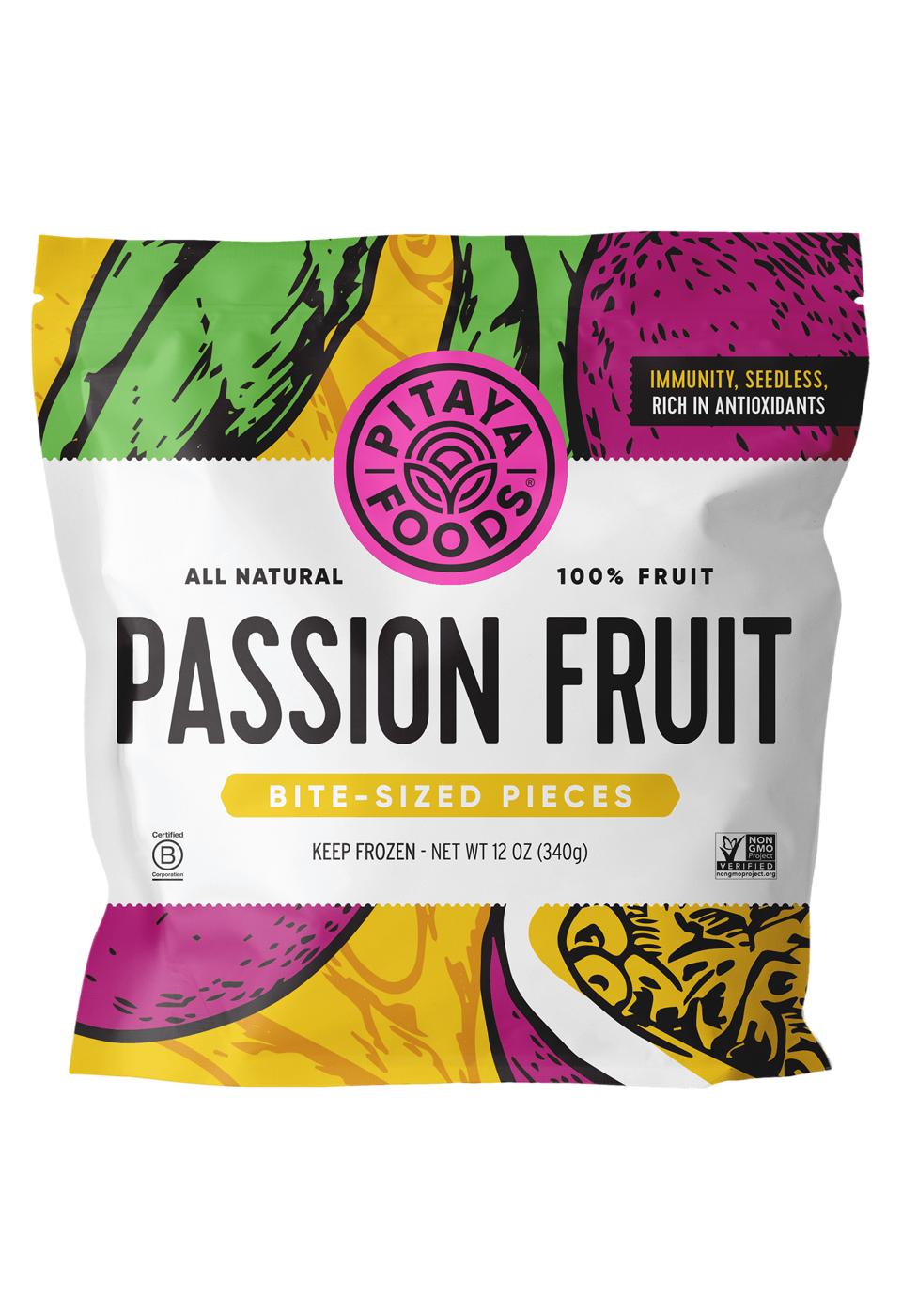 Pitaya Foods Plus Passion Fruit Bite Sized Pieces; image 1 of 2
