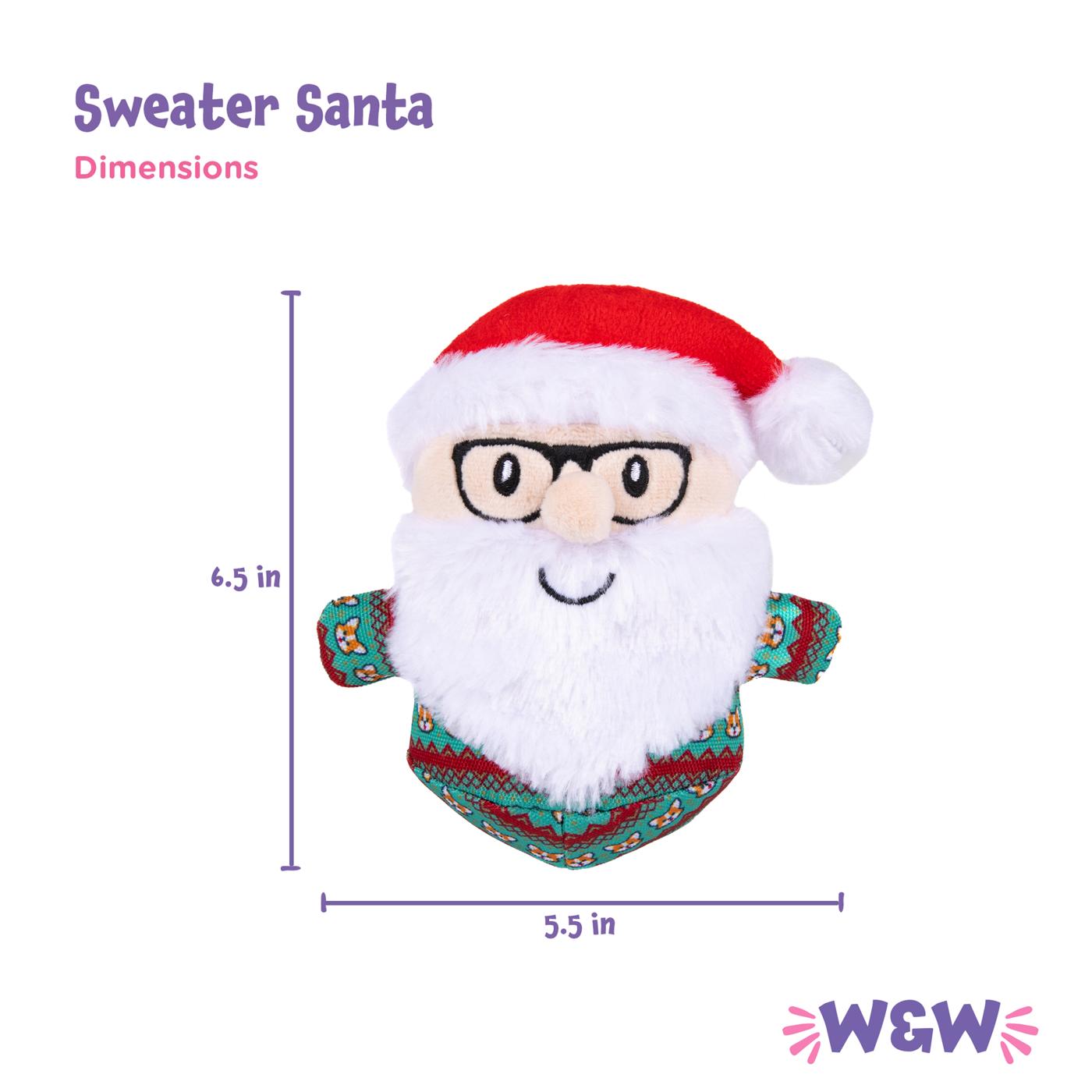 Woof & Whiskers Sweater Santa; image 2 of 2