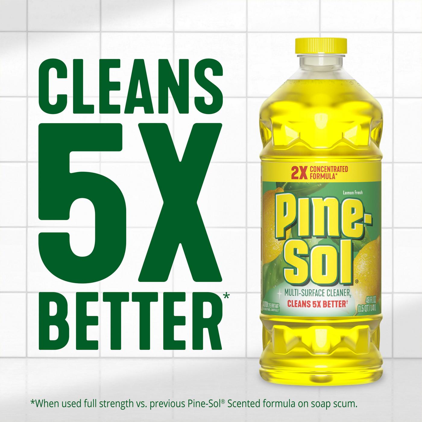 Pine-Sol Multi-Surface Cleaner, Lemon Fresh; image 5 of 9