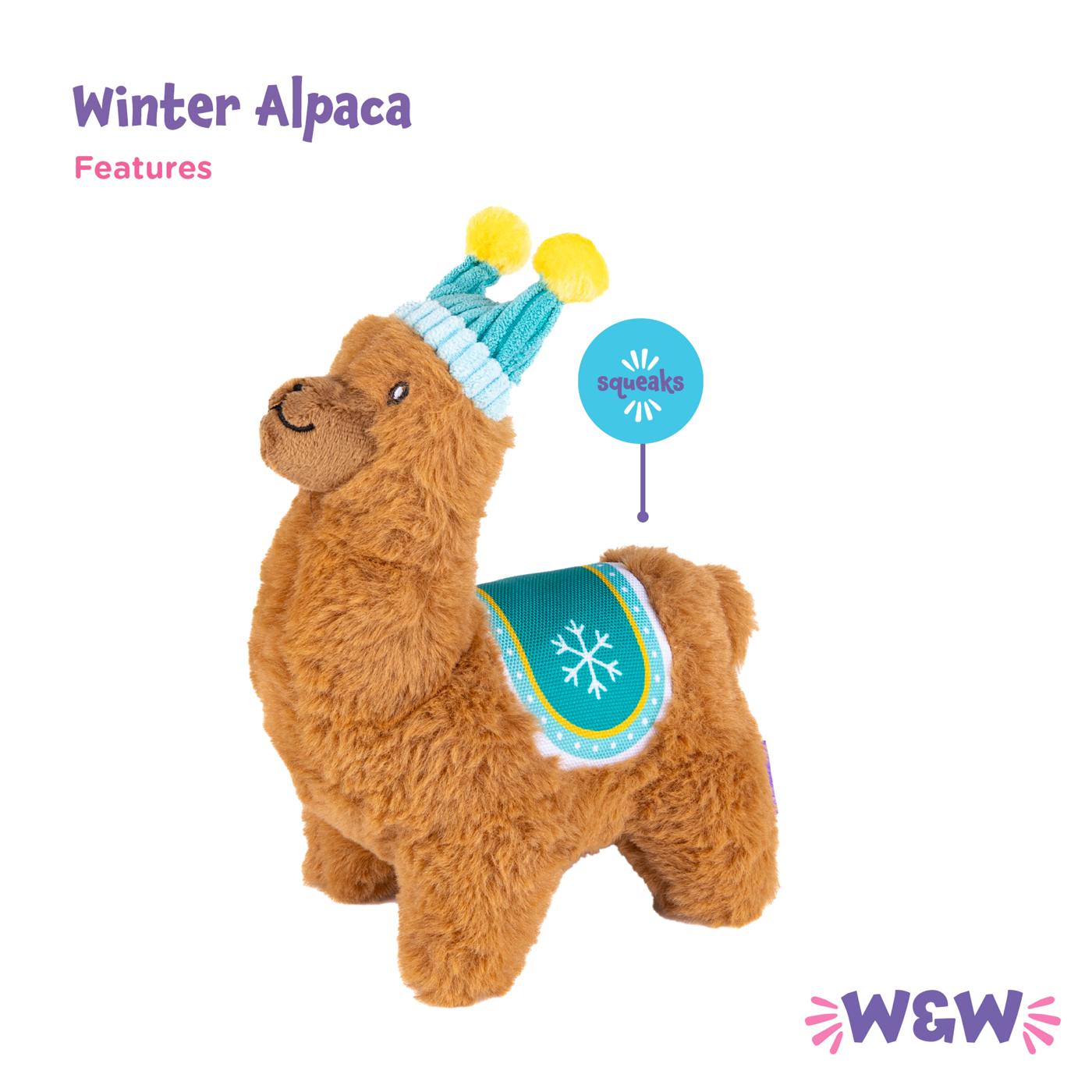 Woof & Whiskers Winter Alpaca; image 3 of 5