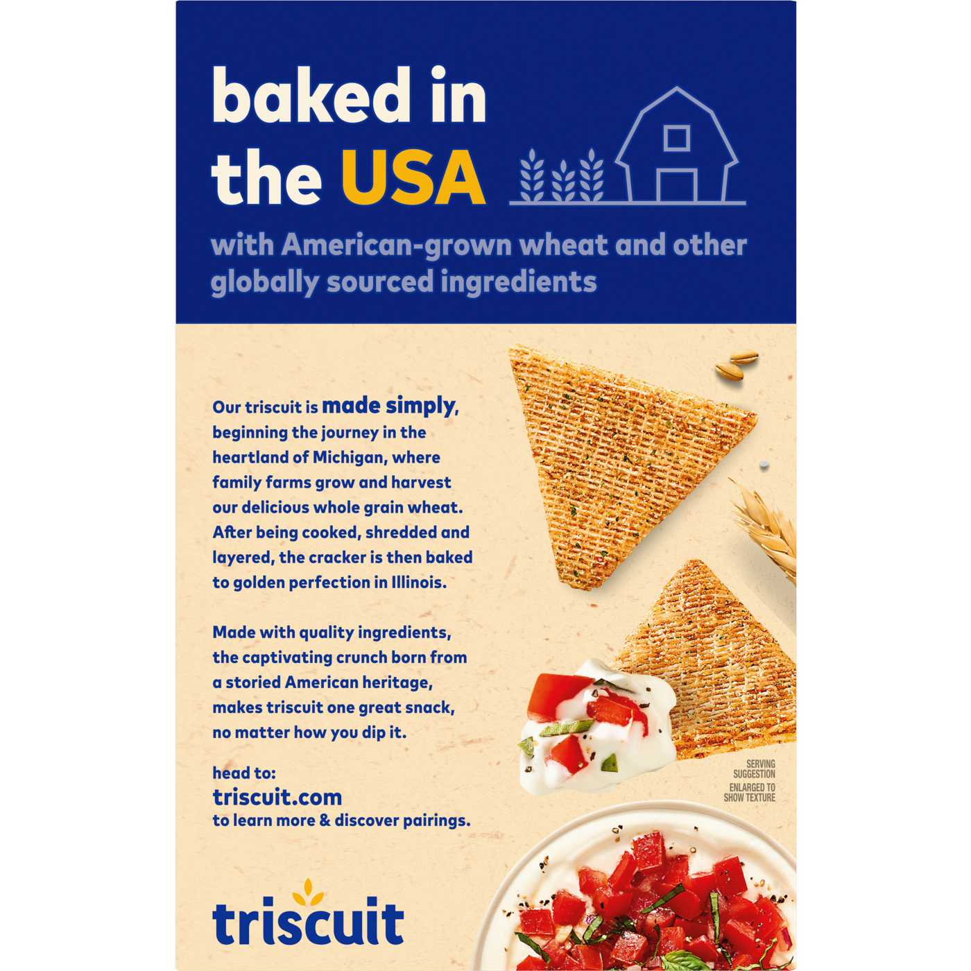 Triscuit Tomato Basil Pizza Whole Grain Wheat Crackers; image 3 of 9