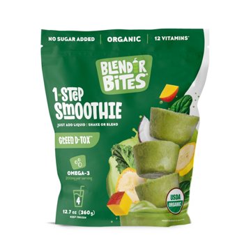 Blender Bites 1-Step Smoothie Green D-Tox, 13 oz