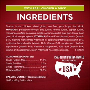 Purina ONE True Instinct Tender Cuts in Gravy High Protein Wet Dog Food Variety Pack - Real Turkey and Venison, and With Real Chicken and Duck