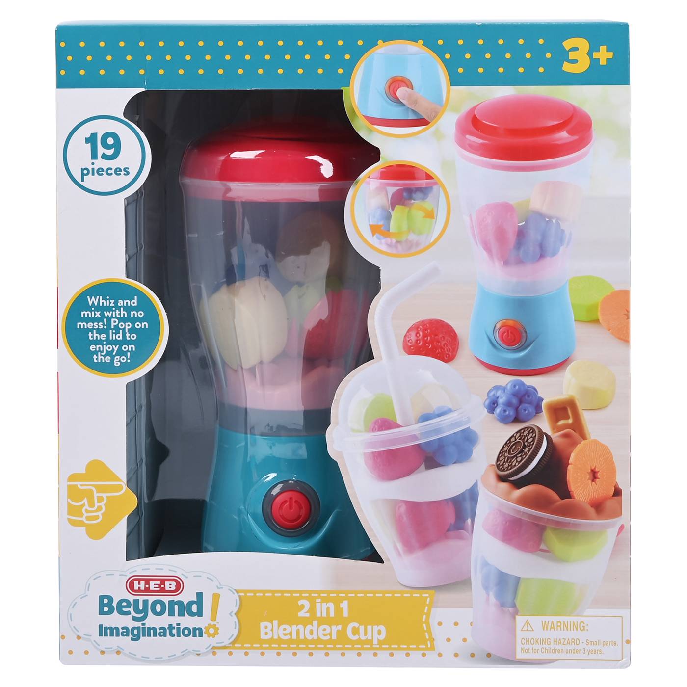 H-E-B Beyond Imagination! 2-in-1 Blender Cup Playset; image 2 of 3