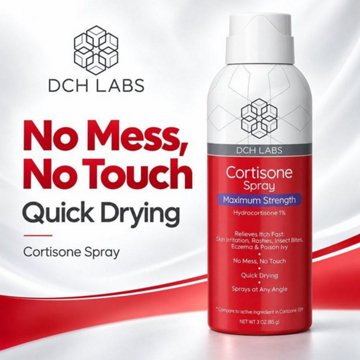 DCH Labs Cortisone Spray, 3 oz