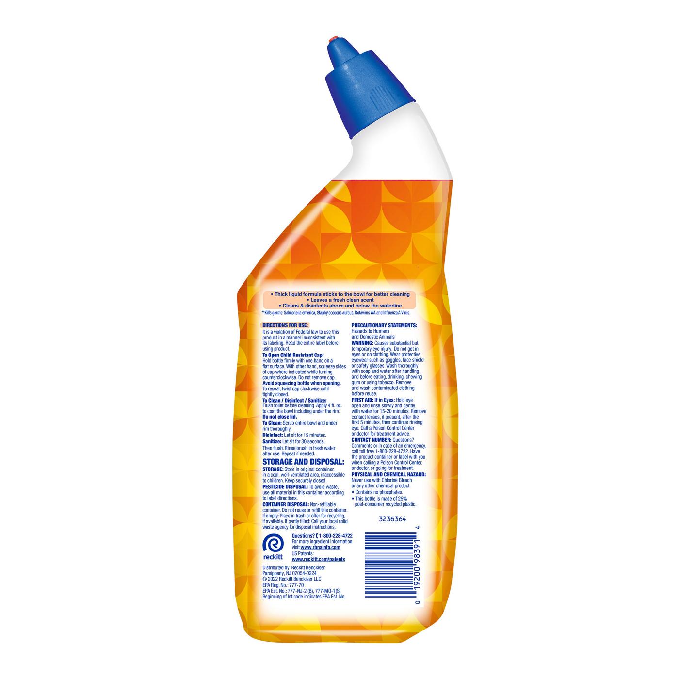 Lysol Brand New Day Toilet Bowl Cleaner Gel Cleaner and Disinfectant - Mango and Hibiscus; image 6 of 6