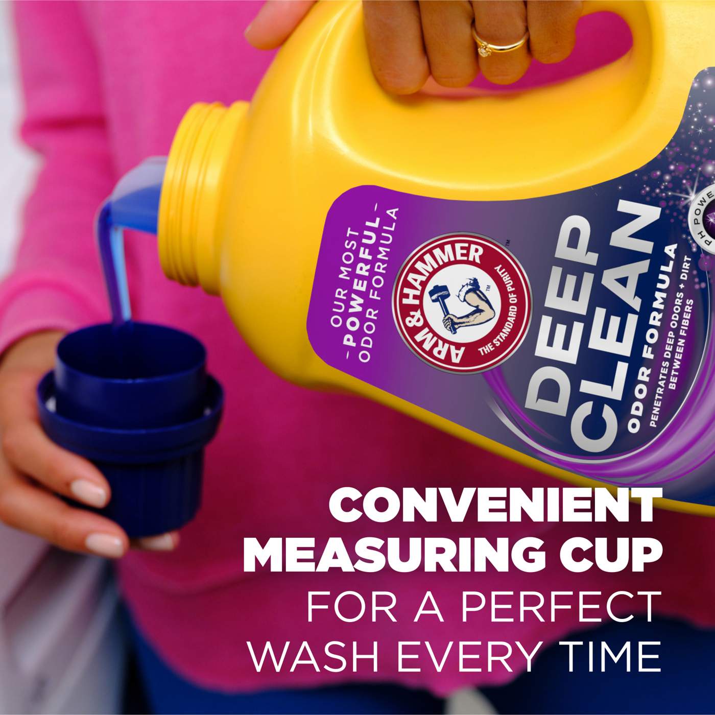 Arm & Hammer Deep Clean Odor HE Liquid Laundry Detergent, 24 Loads - Radiant Burst; image 2 of 13