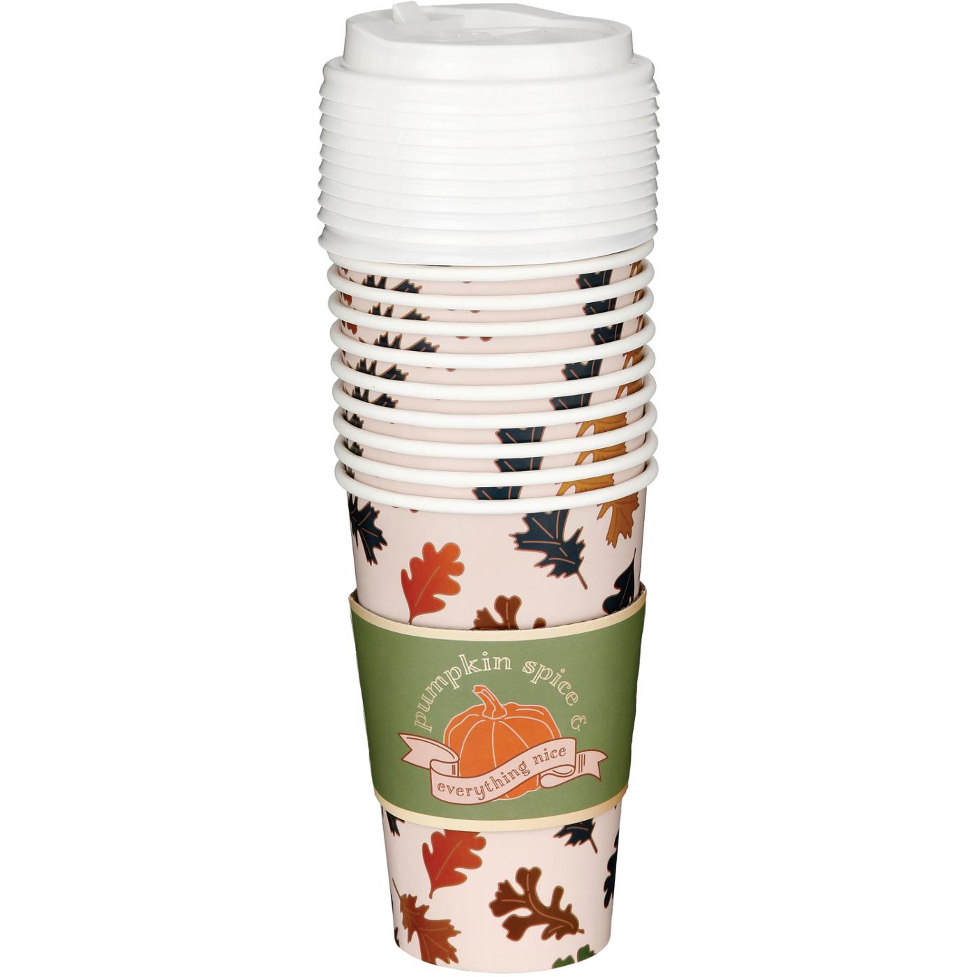 Destination Holiday Fall Pumpkin Spice Coffee Cup with Sip Lids - Shop ...