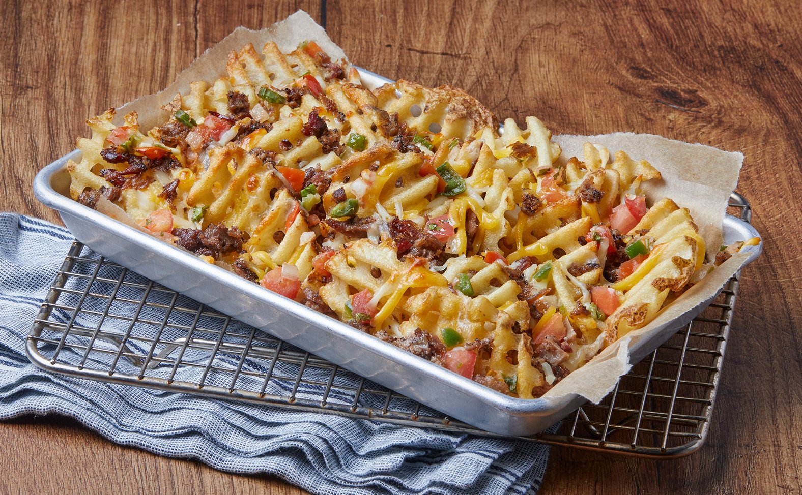 H-E-B Loaded Waffle Fries – Brisket Queso - Shop Beef At H-E-B