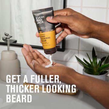 Every Man Jack Beard Thickening Cream - Sandalwood, 2.8 oz