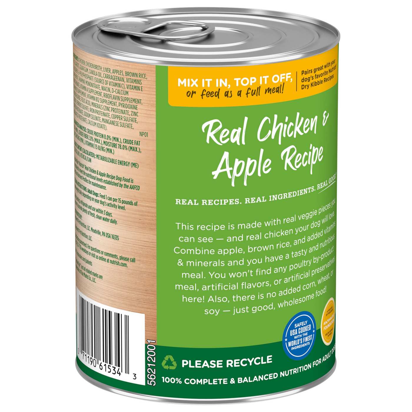 Rachael Ray Nutrish Chicken & Apple Pate Wet Dog Food; image 2 of 3