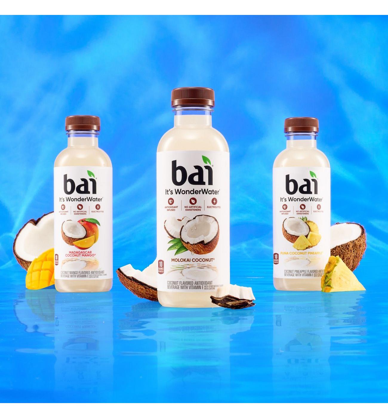Bai Puna Coconut Pineapple Antioxidant Infused WonderWater Beverage 6 pk Bottles; image 2 of 5
