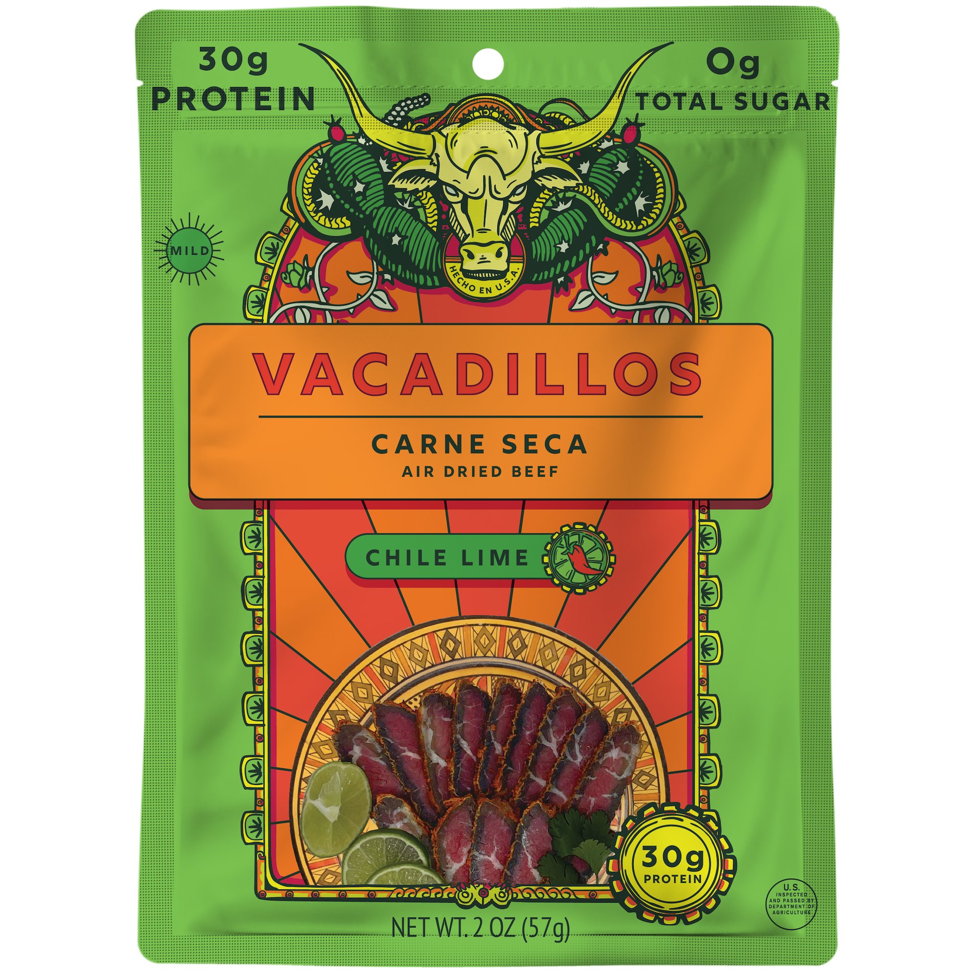 Vacadillos Carne Seca Chile Lime - Shop Jerky at H-E-B