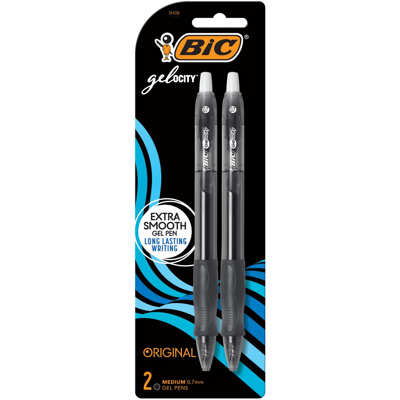 BIC Gel-ocity Original 0.7mm Gel Pens - Black Ink; image 1 of 2