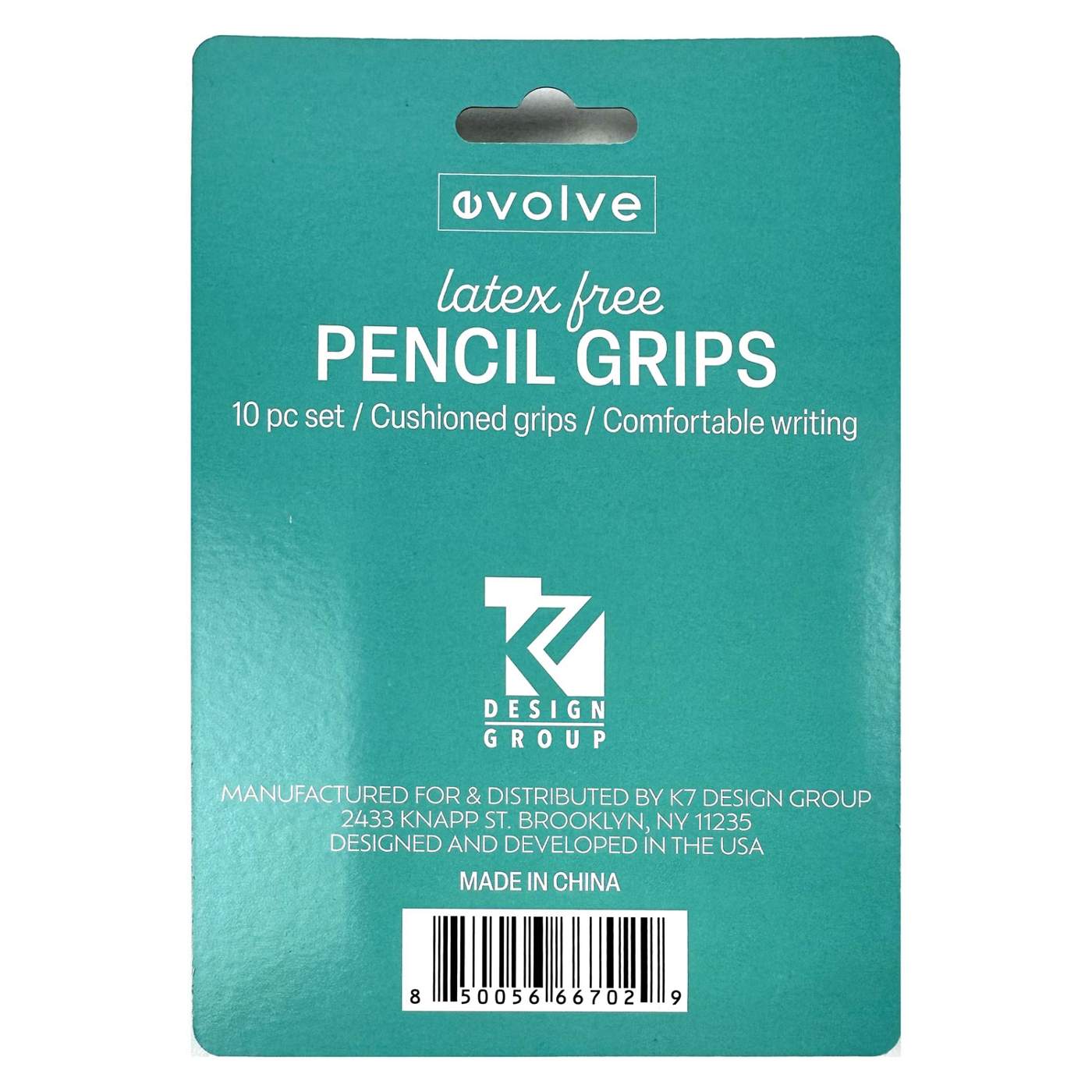 Evolve Latex Free Pencil Grips - Multi Color; image 2 of 2