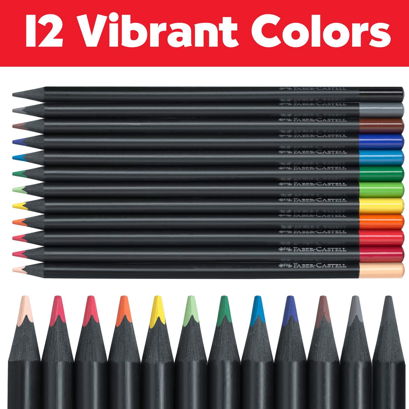 Faber-Castell Black Edition Color Pencils - Neon & Pastel; image 3 of 5