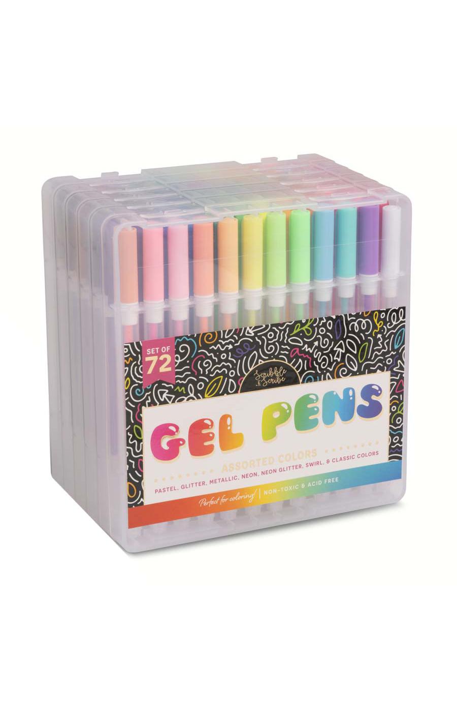 Scribble & Scribe Neon Doodle Gel Pen Set - Assorted Ink; image 2 of 3